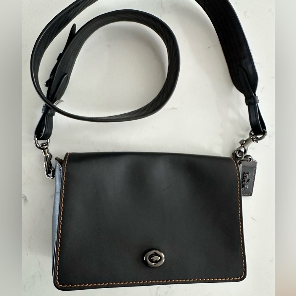 Coach leather crossbody bag